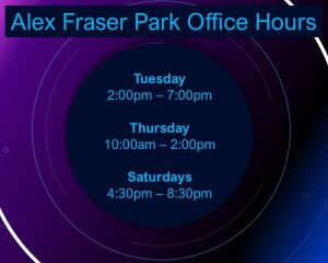 Alex Fraser Park Office Hours 
